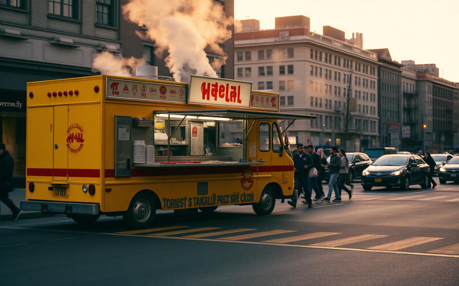NYC Halal Food Truck on West 35th Street